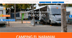 Desktop Screenshot of campingelnaranjal.com