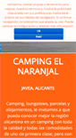 Mobile Screenshot of campingelnaranjal.com